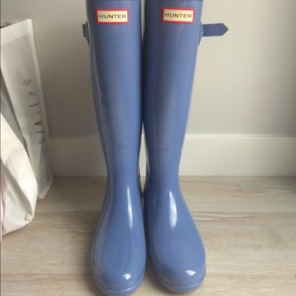 Womens Hunter Tall Boots Blue